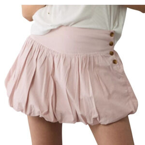 New American Eagle Womens Size 8 Cotton Blend Side Button Mini Bubble Skort